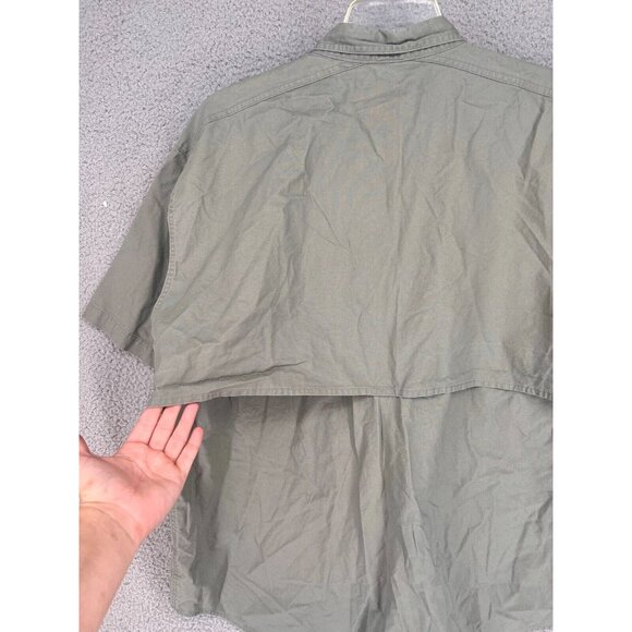 Cabela's Men's Outdoor Shirt Gray Vented Fishing Camping Size XL REG - Picture 11 of 16